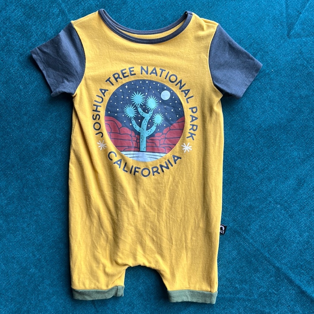 Rags to Raches Joshua Tree National Park short sleeve short romper